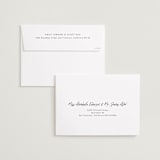"Signed and Sealed" - Save the Dates in Snow by Sandra Picco Design - FREE Recipient Addressing