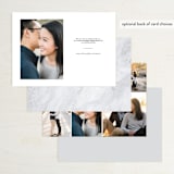 "A Date" - Save the Dates in Ink by lulu and isabelle - Back of Card Options
