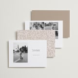 "Vintage Romance" - Save the Dates in Ivory by Paper Raven Co. - Back of Card Options