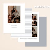 "Headed to Forever" - Save the Dates in Cloud by Susan Brown - Back of Card Options