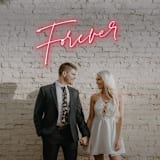 "Neon" - Save the Dates in Flamingo by Joanna Griffin - Detail