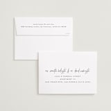 "Penned" - Save the Dates in Noir by JoAnn Jinks - FREE Recipient Addressing