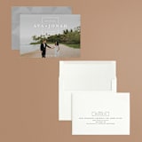 "Square Stamp" - Save the Dates in Cloud by Kelly Williams - Assembled