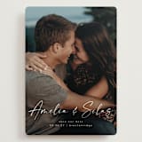 "Because of you" - Save the Dates in Marshmallow by Lea Delaveris - Front