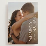 "Sideline" - Save the Dates in Pure by Lauren Chism - Front