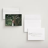 "Natural Script" - Save the Dates in Moonstone by Nicole Barreto - Assembled