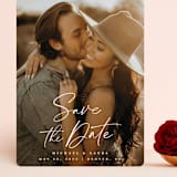 "lovingly" - Save the Dates in Cloud by Carolyn Nicks - Front