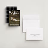 "Black Border" - Save the Dates in Coal by Becky Nimoy - Assembled