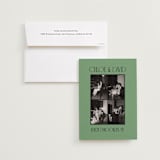 "Quad" - Save the Dates in Jade by Morgan Kendall - Save the Date with Envelope