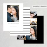 "the perfect date" - Save the Dates in Linen by Kasia Labocki - Back of Card Options