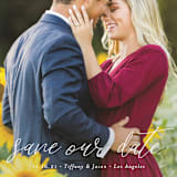 "the perfect date" - Save the Dates in Linen by Kasia Labocki - Detail