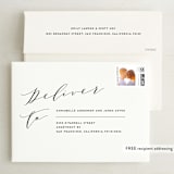 "Elegant Monogram" - Save the Dates in Berry by Simona Camp - FREE Recipient Addressing