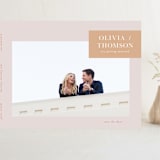 "Refreshed" - Save the Dates in Blush by Mere Paper - Front