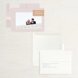"Refreshed" - Save the Dates in Blush by Mere Paper - Assembled