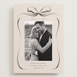 "Bow" - Save the Dates in Tuxedo by Corinne Malesic - Front