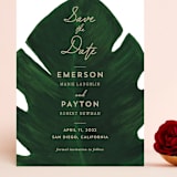 "Palm" - Save the Dates in Leaf by Kaydi Bishop - Front