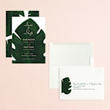 "Palm" - Save the Dates in Leaf by Kaydi Bishop - Assembled