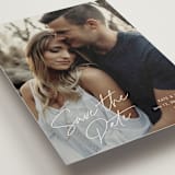 "Heartfelt" - Save the Dates in Canvas by Stacey Meacham - Detail