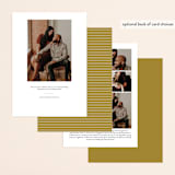 "Golden Love" - Save the Dates in Golden by Brianne Larsen - Back of Card Options