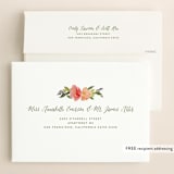 "Watercolor Floral" - Save the Dates in Rose by Yao Cheng Design - FREE Recipient Addressing