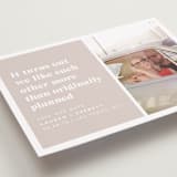 "Original Plan" - Save the Dates in Nude by Hudson meet Rose - Detail