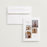 "Beautiful Love" - Save the Dates in Pearl by Angela Garrick - Save the Date with Envelope