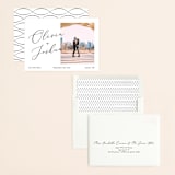 "Modern day names" - Save the Dates in Onyx by Heather Francisco - Assembled