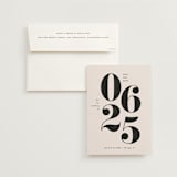 "It's a Date" - Save the Dates in Tuxedo by That Girl Press - Save the Date with Envelope