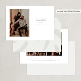 "Photo Spread" - Save the Dates in Mist by Olivia Goree - Back of Card Options