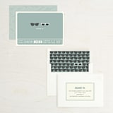 "Shades" - Save the Dates in Celadon by Olive and Violet - Assembled