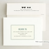 "Shades" - Save the Dates in Celadon by Olive and Violet - FREE Recipient Addressing