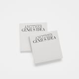"Another Genius Idea Sticky Notepad Bone/Black - 4x4"" - Sticky Notes in multicolorassorted-colors by X Femme d Affaires