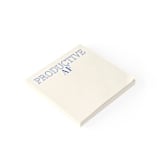 "Productive AF Sticky Notepad Vintage Cream/Blue - 4x4"" - Sticky Notes in multicolorassorted-colors by X Femme d Affaires
