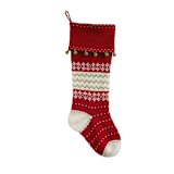 "Nordic Stocking" - Stockings in red by Melange Collection