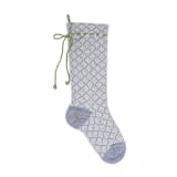 "Grey Patterned Stocking" - Stockings in gray by Melange Collection