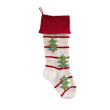 "Noel Tree Stocking" - Stockings in multicolor by Melange Collection