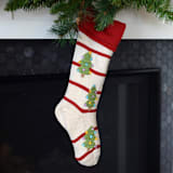 "Noel Tree Stocking" - Stockings in multicolor by Melange Collection