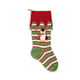 "Penguin Stocking" - Stockings in multicolor by Melange Collection