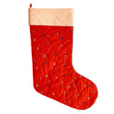 "Party Star Stocking" - Stockings in red by Haptic Lab