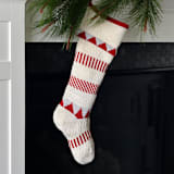 "Multi-Striped Stocking" - Stockings in beige by Melange Collection
