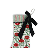 "Blockprint Stocking in Araminta Green" - Stockings in multicolor by Inner Child