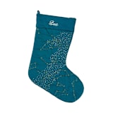 "Teal Constellation Stocking with Chainstitching" - Stockings in green by Haptic Lab