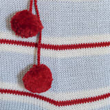 "Grey Thin Striped Stocking" - Stockings in gray by Melange Collection