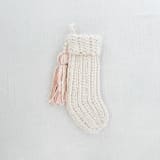 "Custom Heirloom Stocking" - Stockings in beige by Two Little Knots
