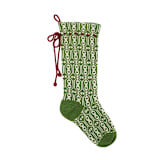 "Green Patterned Stocking" - Stockings in green by Melange Collection
