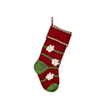 "Paw Print Stocking - Red" - Stockings in red by Melange Collection