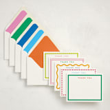 "Thanks a Bunch! (set of 10)" - Stationery Set in Bright by Minted