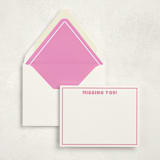 "Modern Greetings (set of 10)" - Stationery Set in Colorful by Minted