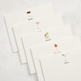 "Let's Toast! (set of 10)" - Stationery Set in Colorful by Baumbirdy