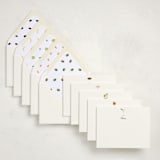 "Let's Toast! (set of 10)" - Stationery Set in Colorful by Baumbirdy